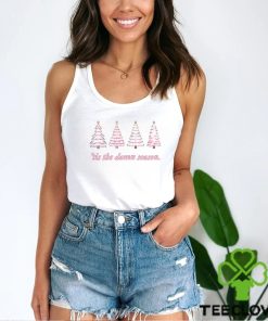 Pink Tis The Damn Season Christmas Shirt