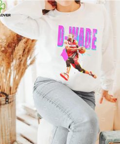 Pink Typo Design Dwyane Wade D Wade Paint shirt