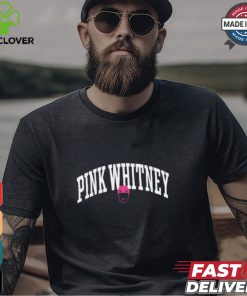 Pink Whitney Helmet Logo Shirt