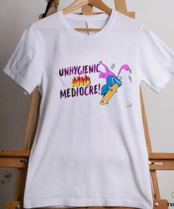 Pink cat skateboard Unhygienic and Mediocre shirt 1 Pink cat skateboard Unhygienic and Mediocre shirt