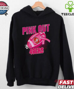 Pink out San Francisco 49ers breast cancer 2024 shirt