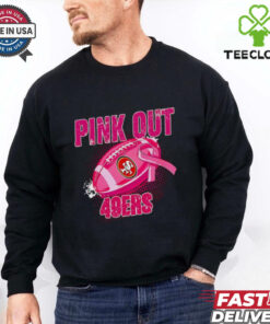 Pink out San Francisco 49ers breast cancer 2024 shirt 1 Pink out San Francisco 49ers breast cancer 2024 shirt