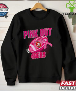 Pink out San Francisco 49ers breast cancer 2024 shirt 2 Pink out San Francisco 49ers breast cancer 2024 shirt