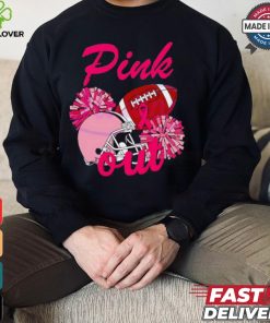 Pink out football helmet Breast Cancer hoodie, sweater, longsleeve, shirt v-neck, t-shirt