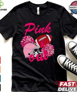 Pink out football helmet Breast Cancer hoodie, sweater, longsleeve, shirt v-neck, t-shirt