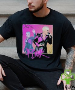 Pink try singing picture 2023 shirt