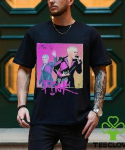 Pink try singing picture 2023 shirt