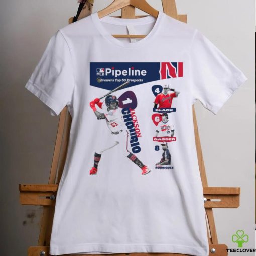 Pipeline Brewers Top 30 Prospects Jackson Chourio Tyler Black Robert Gasser Carlos Rodriguez T shirt