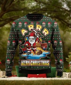 Pirate Santa Tacky Xmas Ar Ugly Sweater Party