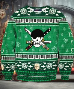 Pirate Zoro Ugly Christmas Sweater Perfect Holiday Gift