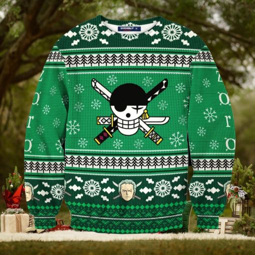 Pirate Zoro Ugly Christmas Sweater Perfect Holiday Gift