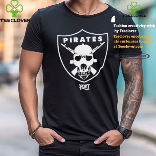 Pirates Prt Club guns logo shirt