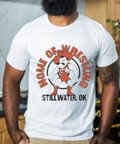 Pistol Pete Oklahoma State University Home Of Wrestling Stillwater Ok Mascot T shirt