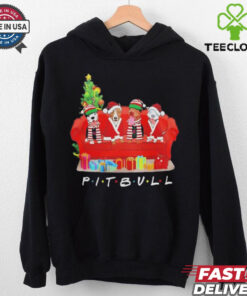 Pit Bull Friends Merry Christmas shirt