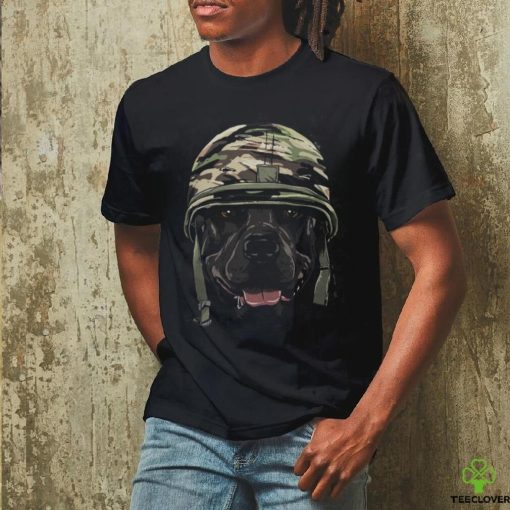 Pit Bull Soldier Veteran DogArmy Dog shirt