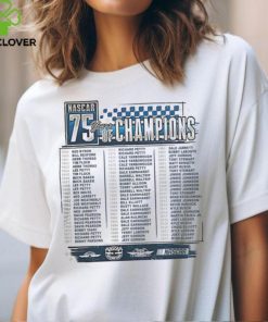 Pit Shop Official Gear Nascar 75 Years Of Champions T Shirts