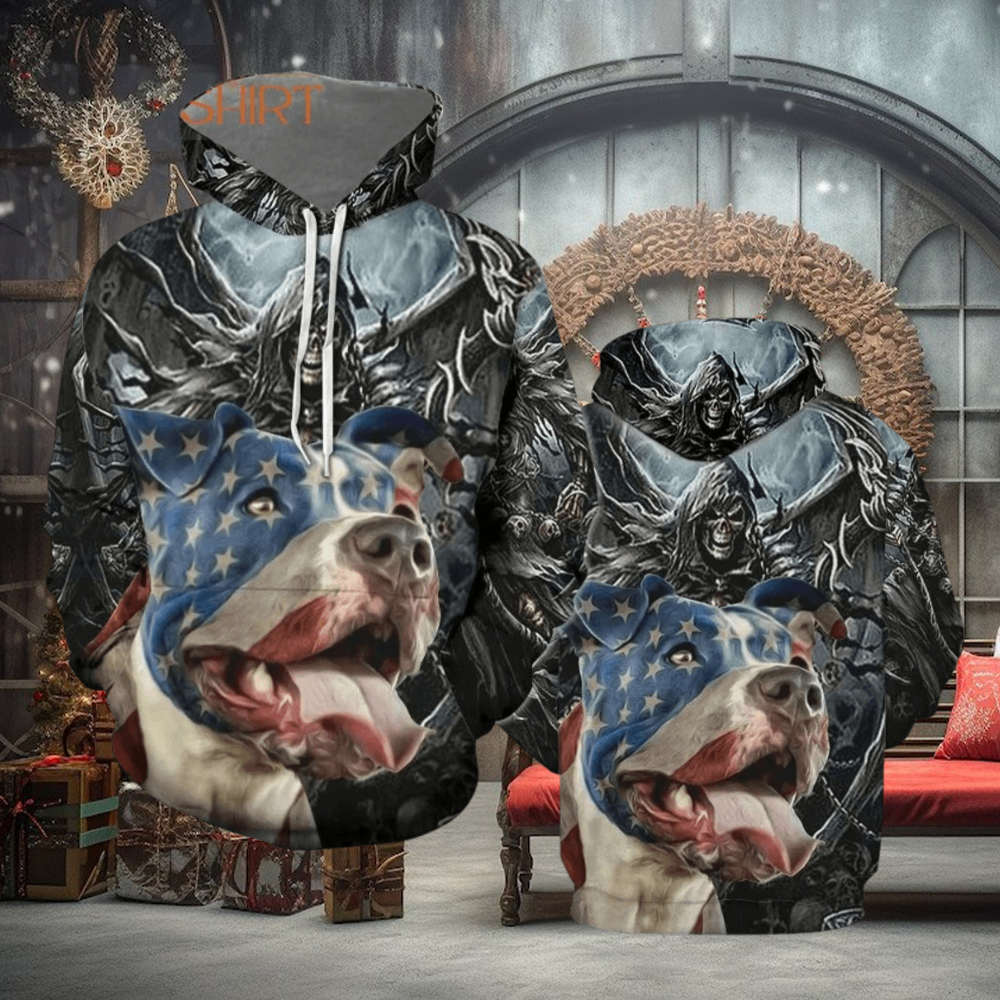 Pitbull Dog 3d All Over Print Hoodie Pitbull Dog 3d All Over Print Hoodie