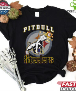 Pitbull Pittsburgh Steelers Christmas shirt