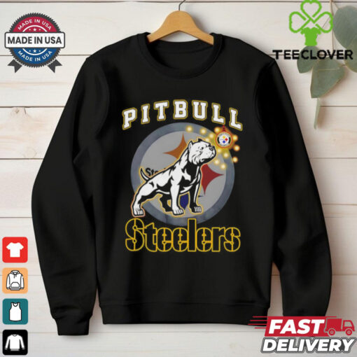 Pitbull Pittsburgh Steelers Christmas shirt