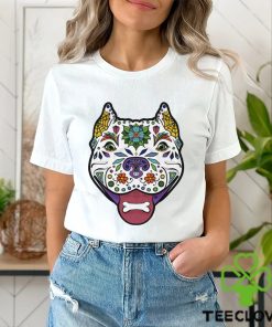 Pitbull X Sugar Skull shirt