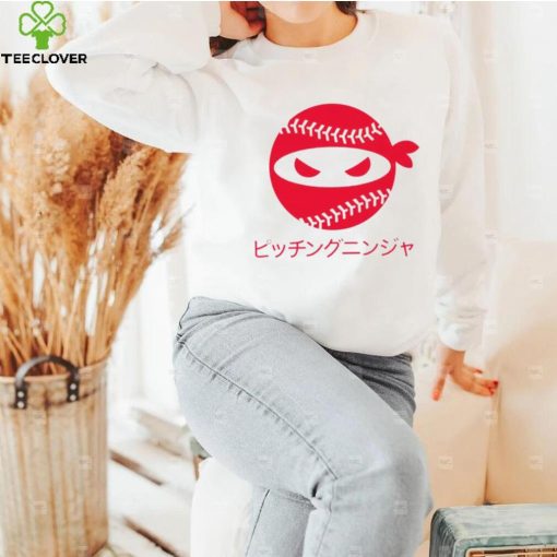 Pitching Ninja Japan baseball hoodie, sweater, longsleeve, shirt v-neck, t-shirt