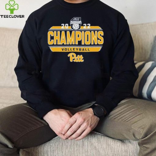 Pitt Panthers 2022 ACC Volleyball Regular Season Champions Locker Room T Shirt