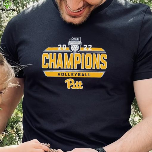 Pitt Panthers 2022 ACC Volleyball Regular Season Champions Locker Room T Shirt