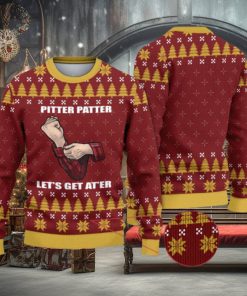 Pitter Patter Letterkenny Christmas 3D All Over Printed Ugly Christmas Sweater Letterkenny Christmas Sweater Letterkenny