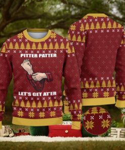 Pitter Patter Letterkenny Christmas 3D All Over Printed Ugly Christmas Sweater Letterkenny Christmas Sweater Letterkenny