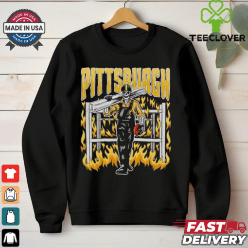 Pittsburg Steelers Football Skeleton Design shirt