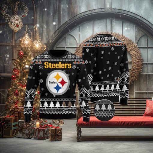 Pittsburgh Football Ugly Christmas Sweater, Family Ugly Christmas Sweater