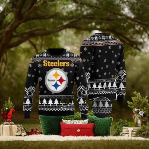 Pittsburgh Football Ugly Christmas Sweater, Family Ugly Christmas Sweater