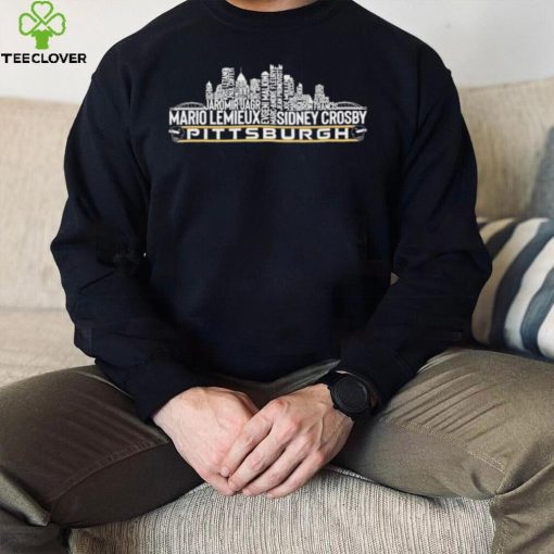 Pittsburgh Hockey Team All Time Legends, Pittsburgh City Skyline Shirt