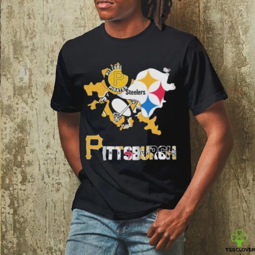 Pittsburgh Map Sports Logo 2024 Shirt