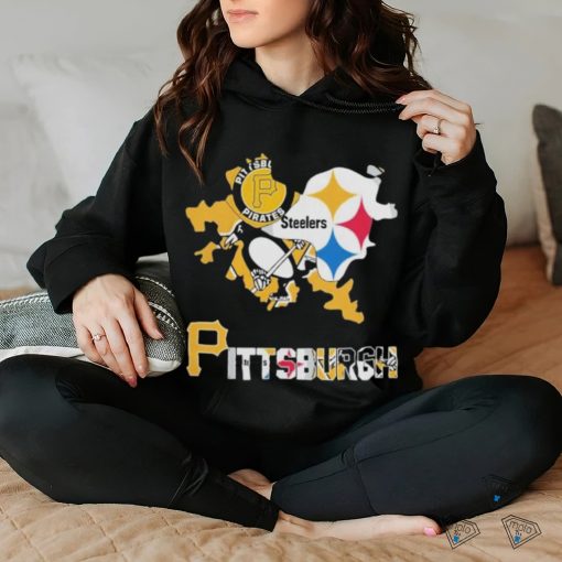 Pittsburgh Map Sports Logo 2024 Shirt