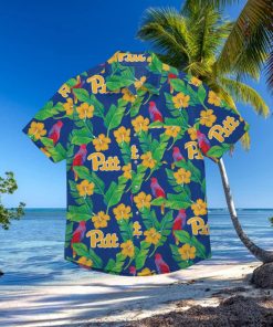 Pittsburgh Panthers Floral Hawaiian Shirt