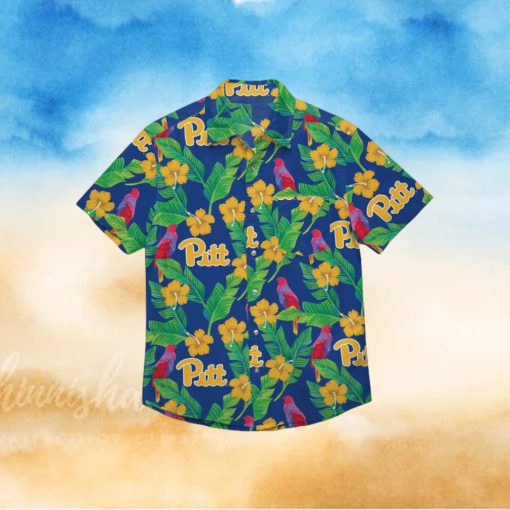 Pittsburgh Panthers Floral Hawaiian Shirt