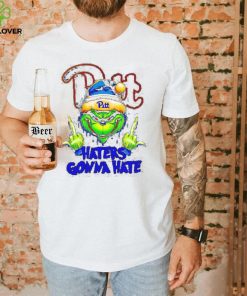 Pittsburgh Panthers Grinch middle finger haters gonna hate shirt 2 Pittsburgh Panthers Grinch middle finger haters gonna hate shirt