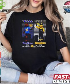 Pittsburgh Panthers On Saturdays X Pittsburgh Steelers On Sundays Shirt