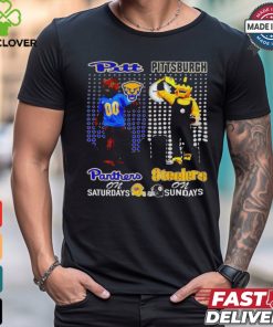 Pittsburgh Panthers On Saturdays X Pittsburgh Steelers On Sundays Shirt