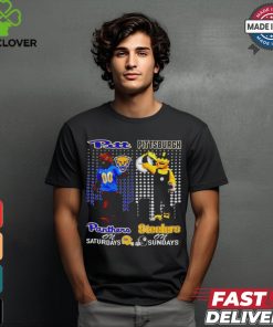 Pittsburgh Panthers On Saturdays X Pittsburgh Steelers On Sundays Shirt