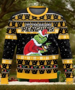 Pittsburgh Penguins Grinch AOP Ugly Christmas Sweater Christmas Gift For Men And Women