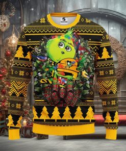 Pittsburgh Penguins Grinch Hug Christmas Ugly Sweater