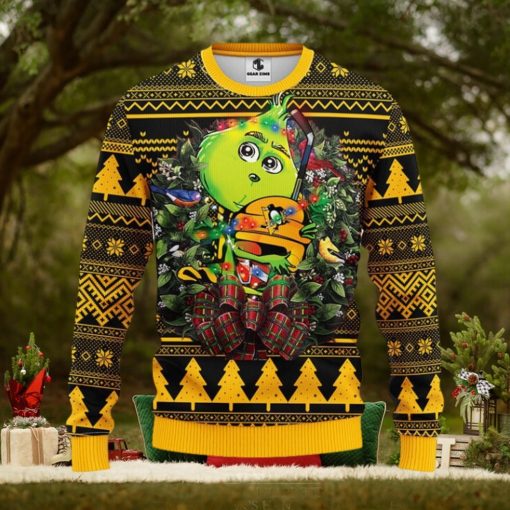 Pittsburgh Penguins Grinch Hug Christmas Ugly Sweater