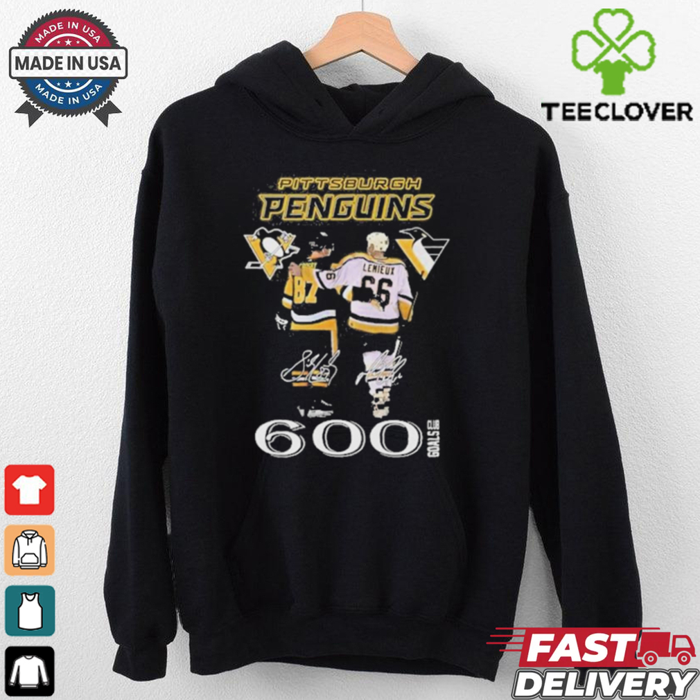 Pittsburgh Penguins Mario Lemieux x Sidney Crosby Signature 2024 2D T shirt Pittsburgh Penguins Mario Lemieux x Sidney Crosby Signature 2024 2D T shirt