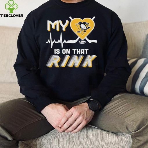 Pittsburgh Penguins My Heart Is On that Rink Shirt