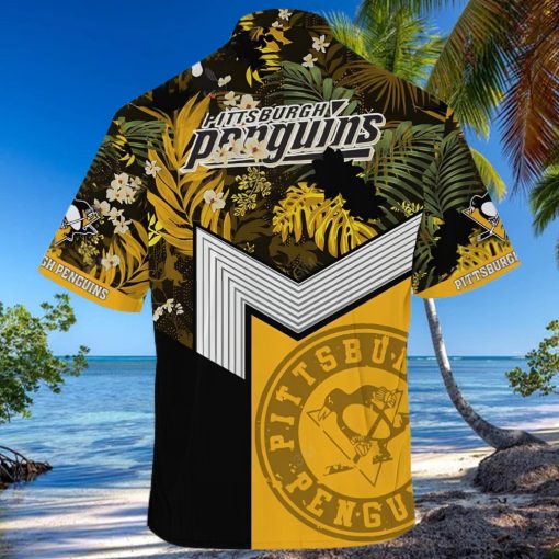 Pittsburgh Penguins NHL Flower Tropical Hawaiian Shirts