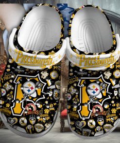 Pittsburgh Penguins NHL Sport Crocs Crocband Clogs Shoes Comfortable For Men Women and Kids – Footwearelite Exclusive