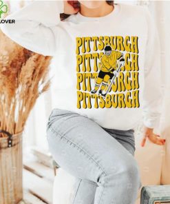 Pittsburgh Penguins NHL ice hockey player cartoon shirt 2 Pittsburgh Penguins NHL ice hockey player cartoon shirt