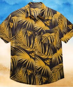 Pittsburgh Penguins Nhl Mens Hawaiian Button Up Shirt